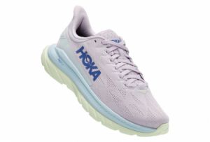 Chaussures de Running Femme Hoka One One Mach 4 Violet / Vert