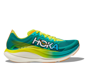 HOKA Rocket X 2 Chaussures en Ceramic/Evening Primrose Taille 48 | Compétition