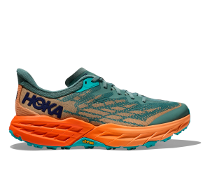 HOKA Speedgoat 5 Chaussures pour Homme en Trellis/Mock Orange Taille 49 1/3 | Trail