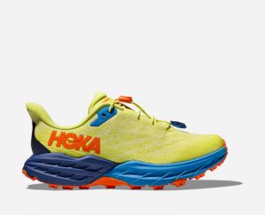 HOKA Speedgoat 5 Chaussures en Citrus Glow/Vibrant Orange Taille 40 2/3 | Trail