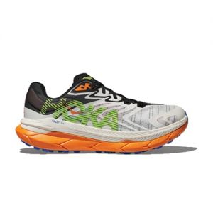 Hoka Tecton X 2 Chaussures de Course de Trail Homme Blanc Orange