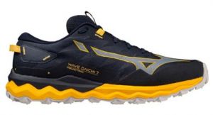 Chaussures de running mizuno wave daichi 7 bleu jaune