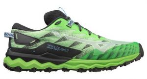 Chaussures de trail running mizuno wave daichi 7 vert noir