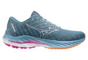 Chaussures de running femme mizuno wave inspire 19 bleu rose