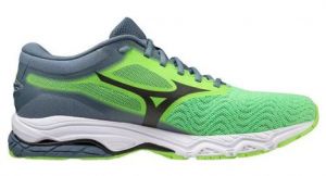 Chaussures de running mizuno wave prodigy 4 vert bleu