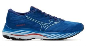Chaussures de running mizuno wave rider 26 bleu rouge