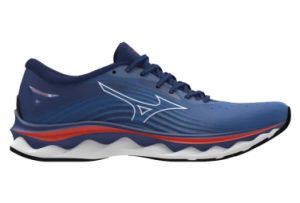 Chaussures de running mizuno wave sky 6 bleu rouge