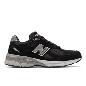 New Balance Homme MADE in USA 990v3 Core en Noir/Blanc, Leather, Taille 42 Large
