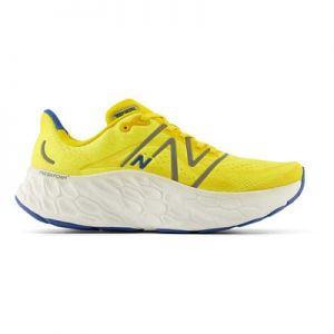 Chaussures New Balance Fresh Foam More v4 jaune citron blanc bleu - 45