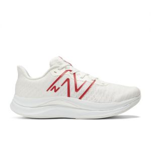 New Balance Homme FuelCell Propel v4 en Blanc/Rouge, Textile, Taille 47.5 Large