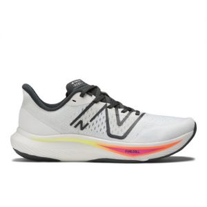 New Balance Homme FuelCell Rebel v3 en Blanc/Gris/Orange, Synthetic, Taille 50