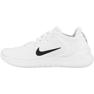 Nike FREE RN 2018 - 942836 - Chaussures de Running Compétition - Blanc (Blanc/Noir 100) - 46 EU
