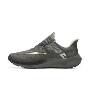 Chaussure de running sur route personnalisable et facile à enfiler Nike Pegasus FlyEase By You pour homme - Noir