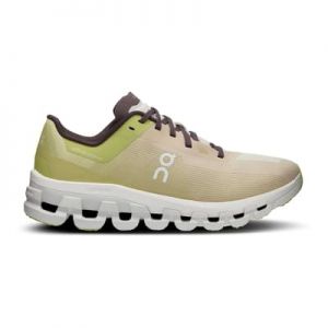 Chaussures On Cloudflow 4 beige vert citron femme - 42