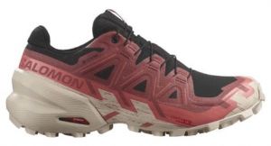 Chaussures de trail femme salomon speedcross 6 gore tex noir rose
