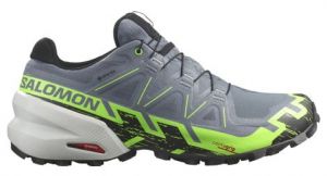 Chaussures de trail salomon speedcross 6 gore tex gris vert