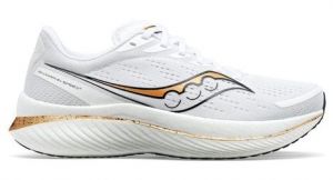 Chaussures de running femme saucony endorphin speed 3 blanc or