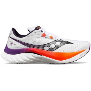 SAUCONY Endorphin Speed 4 - Blanc / Violet / Orange - taille 46 2024