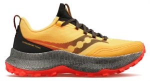 Chaussures trail saucony endorphin trail jaune rouge homme 44