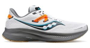 Chaussures de running saucony guide 16 blanc gris