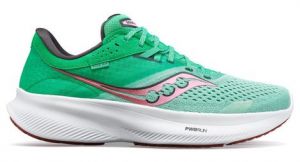 Chaussures de running femme saucony ride 16 vert rose