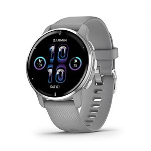 Garmin Venu 2 Plus Montre GPS Smartwatch avec surveillance de la santé tout au long de la journée et fonction vocale