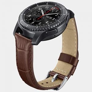 Samsung Bracelet en Cuir pour Montre connectée Gear S3