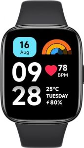 Xiaomi Montre connectée Redmi Watch 3 Active avec du Bracelet Noir