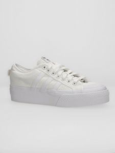 adidas Originals Nizza Platform Sneakers blanc