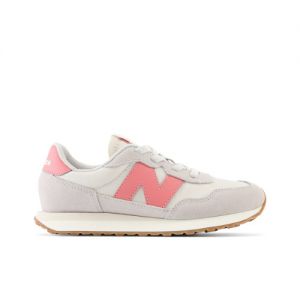 New Balance Enfant 237 Bungee en Gris/Rose, Synthetic, Taille 31