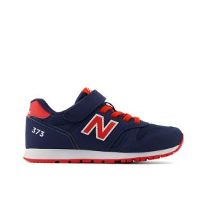 New Balance Kids' 373 Hook and Loop en Bleu/Rouge, Synthetic, Taille 35