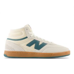 New Balance Homme NB Numeric 440 High V2 en Blanc/Vert, Suede/Mesh, Taille 47.5 Large