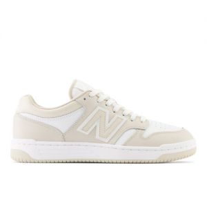 New Balance Homme 480 en Beige/Blanc, Leather, Taille 47.5 Large