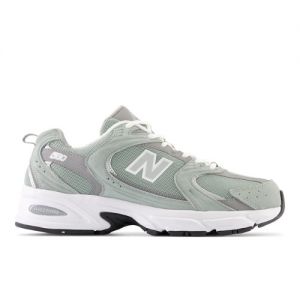New Balance Unisexe 530 en Vert/Gris, Synthetic, Taille 42.5 Large