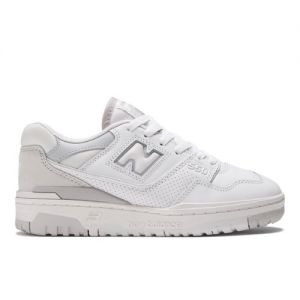 New Balance Femme 550 en Blanc/Gris, Synthetic, Taille 43