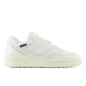 New Balance Homme 550 en Blanc/Beige/Vert, Leather, Taille 47.5 Large