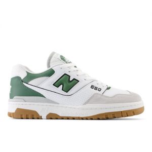 New Balance Homme 550 en Blanc/Vert/Gris, Leather, Taille 49 Large