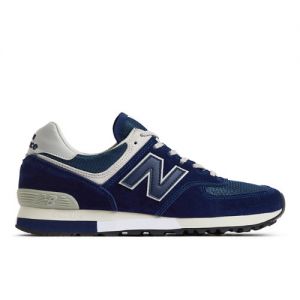New Balance Unisexe MADE in UK 576 35th Anniversary en Bleu/Gris, Suede/Mesh, Taille 42 Large