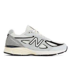New Balance Unisexe Made in USA 990v4 en Gris/Noir, Leather, Taille 44 Large