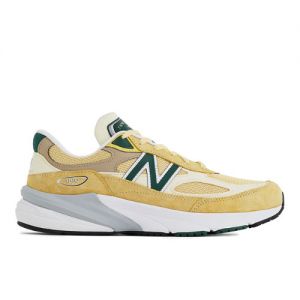 New Balance Unisexe Made in USA 990v6 en Jaune/Vert, Leather, Taille 46.5 Large