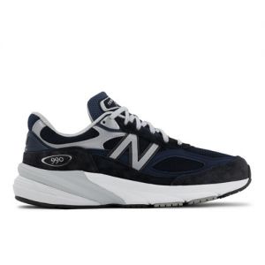 New Balance Homme Made in USA 990v6 en Bleu/Blanc, Suede/Mesh, Taille 47 Large