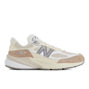 New Balance Homme Made in USA 990v6 en Marron/Beige, Suede/Mesh, Taille 42 Large