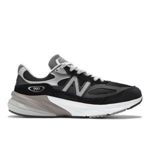 New Balance Homme Made in USA 990v6 en Noir/Blanc, Suede/Mesh, Taille 40 Large