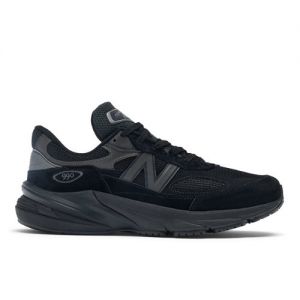 New Balance Unisexe Made in USA 990v6 en Noir, Leather, Taille 40 Large