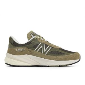 New Balance Unisexe Made in USA 990v6 en Vert, Leather, Taille 46.5 Large