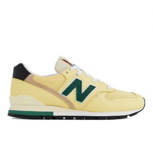 New Balance Unisexe Made in USA 996 en Jaune/Vert, Leather, Taille 44.5 Large