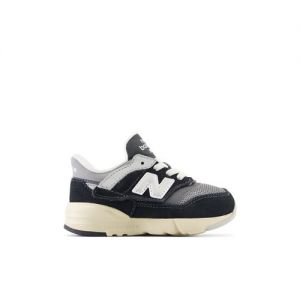 New Balance Kids' 997R NEW-B HOOK & LOOP en Noir/Gris, Leather, Taille 26