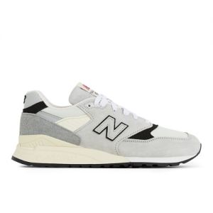 New Balance Unisexe Made in USA 998 en Gris/Noir, Leather, Taille 46.5 Large