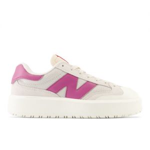 New Balance Unisexe CT302 en Beige/Rouge, Suede/Mesh, Taille 44 Large