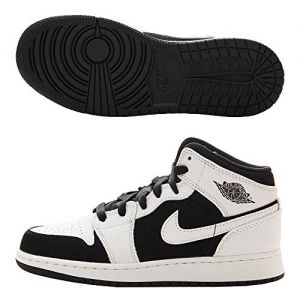 Nike Homme Air Jordan 1 Mid (GS) Chaussures de Fitness